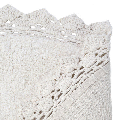 detail ecru perla tapijt nattiot