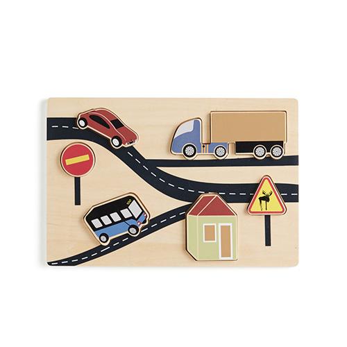 houten puzzel aiden op de weg kids concept lollipop rebels