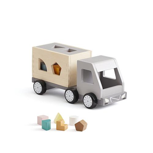 houten vrachtwagen geometrische vormen kids concept lollipop rebels